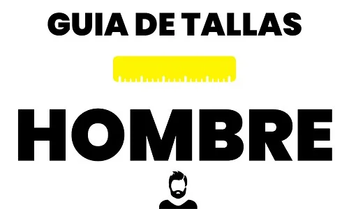 guia tallas hombre
